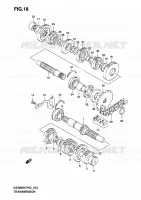 TRANSMISSION pour Suzuki GS-E 500 2004