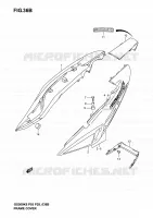 CARENAGES ARRIERE  (GS500FK4) pour Suzuki GS-E 500 2004