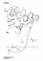 COMPTEUR (GS500K4/K5/K6 P28) pour Suzuki GS-E 500 2006