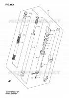 AMORTISSEUR AVANT (MODELE K4/K5/K6) pour Suzuki GS-F 500 2004