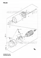 DEMARREUR pour Suzuki GS-F 500 2004