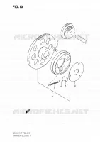 ROUE LIBRE DE DEMARREUR pour Suzuki GS-F 500 2007