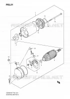 DEMARREUR pour Suzuki GS-E 500 2007
