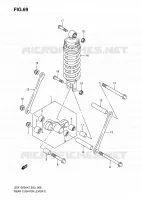 BIELLETTE D'AMORTISSEUR pour Suzuki BANDIT 1250 2008