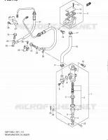 MAITRE CYLINDRE ARRIERE (GSF1250AL1 E21) pour Suzuki BANDIT 1250 2011