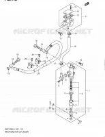 MAITRE CYLINDRE ARRIERE (GSF1250L1 E24) pour Suzuki BANDIT 1250 2011