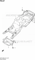 GARDE BOUE ARRIERE (GSF1250SL2 E24) pour Suzuki BANDIT 1250 2012