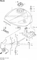 RESERVOIR D'ESSENCE (GSF1250SAL1 E21) pour Suzuki BANDIT 1250 2011