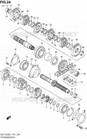 TRANSMISSION pour Suzuki BANDIT 1250 2011
