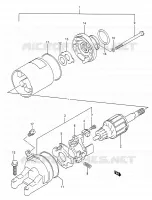 DEMARREUR pour Suzuki BANDIT 400 1992