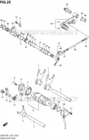 ENSEMBLE SELECTEUR DE VITESSES pour Suzuki GSR 750 2011