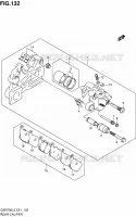 ETRIER DE FREIN ARRIERE (GSR750L2 E21) pour Suzuki GSR 750 2012