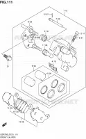 ETRIER DE FREIN AVANT pour Suzuki GSR 750 2012