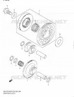 ROUE LIBRE DE DEMARREUR pour Suzuki GSX-R 1000 2004