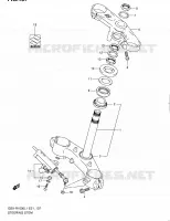 COLONNE DE DIRECTION pour Suzuki GSX-R 1000 2011
