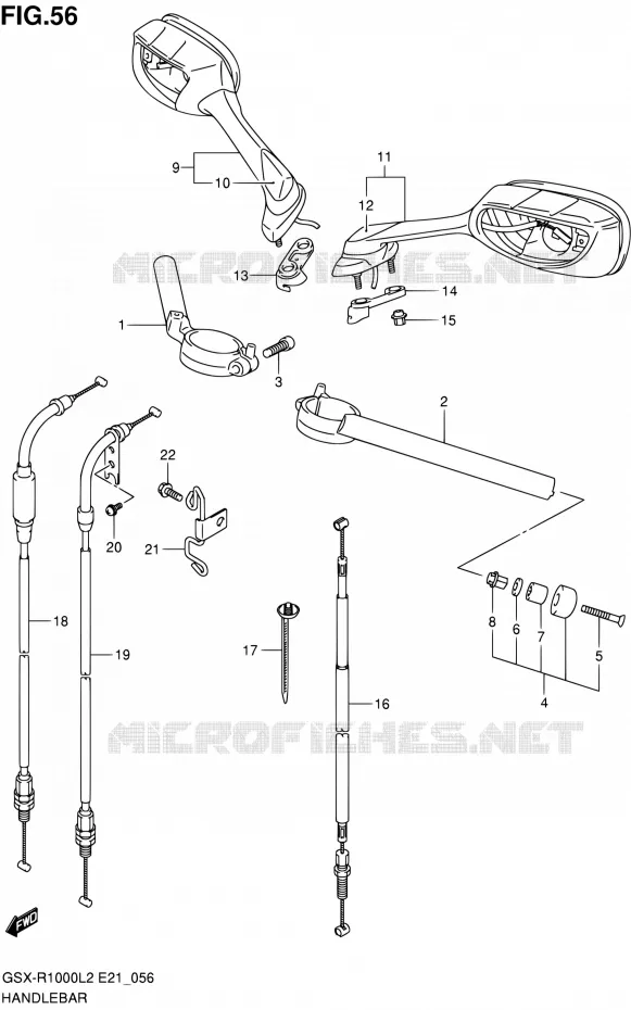 GUIDON Suzuki MOTO 1000 GSX-R 2012  GSX-R1000L2(E24)