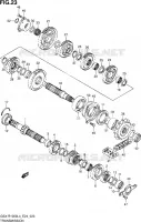TRANSMISSION pour Suzuki GSX-R 1000 2014