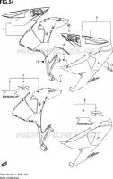 FLANCS DE CARENAGES pour Suzuki GSX-R 1000 2014
