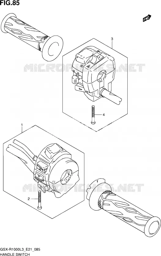 COMMODOS Suzuki MOTO 1000 GSX-R 2013  GSX-R1000UF L3 (E21)
