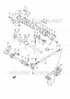 ENSEMBLE SELECTEUR DE VITESSES pour Suzuki GSX-R 1100 1992