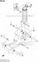 BIELLETTE D'AMORTISSEUR pour Suzuki GSX-R 600 2009
