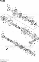 TRANSMISSION pour Suzuki GSX-R 600 2011