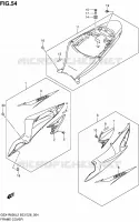CARENAGES ARRIERE (44X) pour Suzuki GSX-R 600 2012