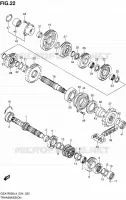 TRANSMISSION pour Suzuki GSX-R 600 2014