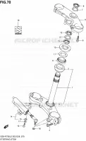COLONNE DE DIRECTION pour Suzuki GSX-R 750 2012