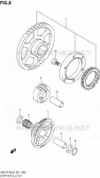 ROUE LIBRE DE DEMARREUR pour Suzuki GSX-R 750 2012