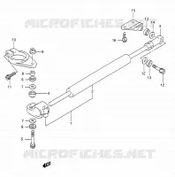 TES DE FOURCHE   AMORTISSEUR DE DIRECTION pour Suzuki GSX-R 750 1991