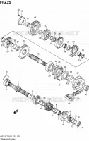 TRANSMISSION pour Suzuki GSX-R 750 2012
