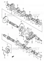TRANSMISSION pour Suzuki GSX-R 750 1992