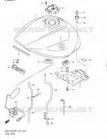 RESERVOIR D'ESSENCE (GSX1250FAL1 E21) pour Suzuki GSX-F 1250 2011