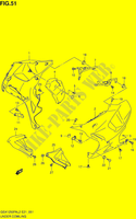 CARENAGES INFERIEUR (FLANCS) pour Suzuki GSX-F 1250 2013