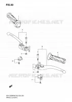 ENSEMBLE LEVIERS   POIGNEES pour Suzuki B-KING 1300 2008