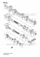 TRANSMISSION pour Suzuki HAYABUSA 1300 2004