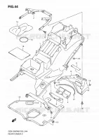 GARDE BOUE ARRIERE pour Suzuki HAYABUSA 1300 2008