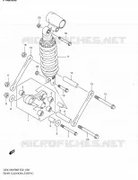 BIELLETTE D'AMORTISSEUR pour Suzuki HAYABUSA 1300 2009
