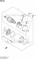 DEMARREUR (MODEL K8/K9 E02/E19/E24/P37) pour Suzuki HAYABUSA 1300 2010