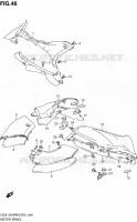 CARENAGE   SUPPORT DE COMPTEUR pour Suzuki HAYABUSA 1300 2010