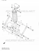 BIELLETTE D'AMORTISSEUR (GSX1300RL1 E24) pour Suzuki HAYABUSA 1300 2011