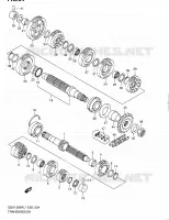 TRANSMISSION pour Suzuki HAYABUSA 1300 2011