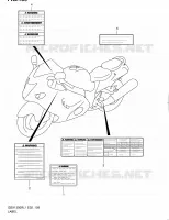 ETIQUETTE (GSX1300RL1 E24) pour Suzuki HAYABUSA 1300 2011