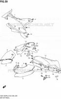 CARENAGE   SUPPORT DE COMPTEUR pour Suzuki HAYABUSA 1300 2012
