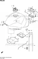 RESERVOIR D'ESSENCE (GSX1300RAL3 E28) pour Suzuki HAYABUSA 1300 2013