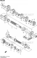 TRANSMISSION pour Suzuki HAYABUSA 1300 2013
