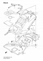 GARDE BOUE ARRIERE pour Suzuki HAYABUSA 1300 2010