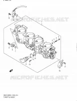 CORPS DE PAPILLON (GSX1300RL1 E19) pour Suzuki HAYABUSA 1300 2011