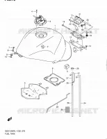 RESERVOIR D'ESSENCE (GSX1300RL1 E02) pour Suzuki HAYABUSA 1300 2011